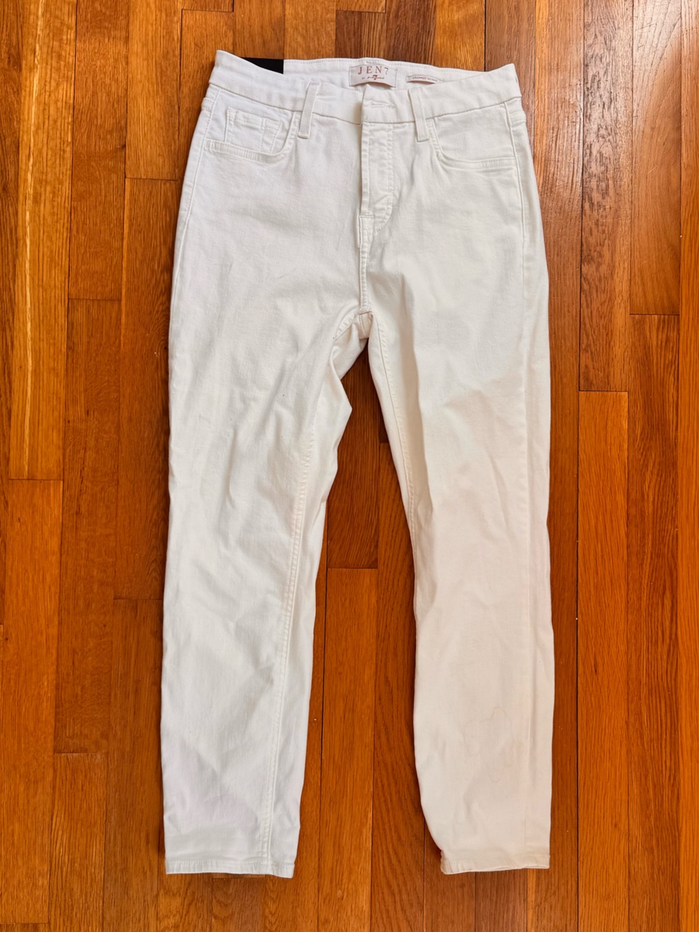 7 For All Mankind White Women's Jeans